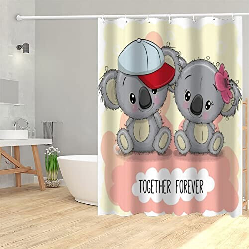 Rideau de douche Koala couleur 120x200 cm variant 0 