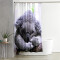 Rideau de douche Koala gris 120x180 cm - miniature variant 2
