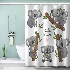 Rideau de douche Koala couleur 120x180 cm