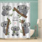 Rideau de douche Koala couleur 120x180 cm - miniature variant 2