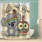 Rideau de douche Koala couleur 120x180 cm - miniature
