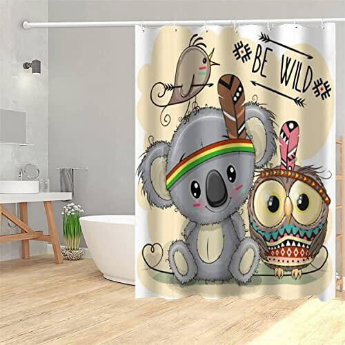 Rideau de douche Koala couleur 120x180 cm variant 0 