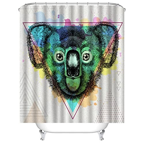 Rideau de douche Koala couleur 120x200 cm variant 1 