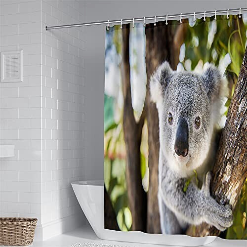 Rideau de douche Koala 90x180 cm