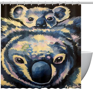 Rideau de douche Koala 152.4x182.88 cm