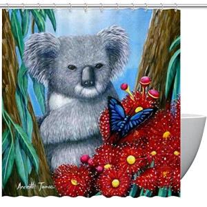 Rideau de douche Koala 152.4x182.88 cm