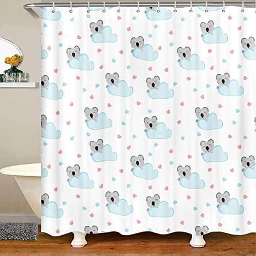 Rideau de douche Koala 80x180 cm