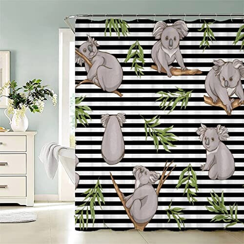 Rideau de douche Koala couleur 120x180 cm