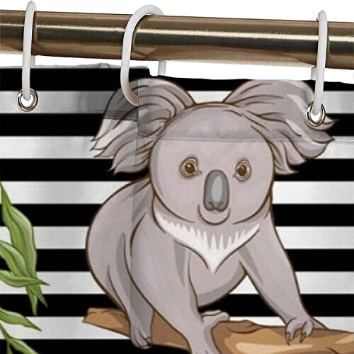 Rideau de douche Koala couleur 120x180 cm variant 4 
