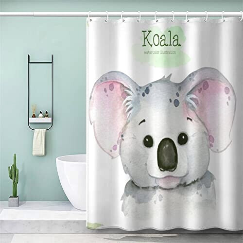 Rideau de douche Koala couleur 120x180 cm variant 0 