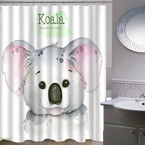 Rideau de douche Koala couleur 120x180 cm variant 1 