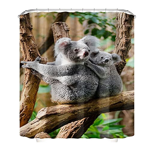 Rideau de douche Koala 180x180 cm