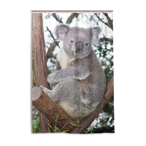 Rideau de douche Koala multicolore 122x183 cm