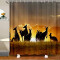Rideau de douche Kangourou au coucher du soleil 120x200 cm - miniature variant 1
