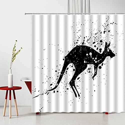 Rideau de douche Kangourou 180x180 cm