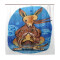 Rideau de douche Kangourou 180x180 cm - miniature