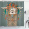 Rideau de douche Lama multicolore 175x200 cm - miniature