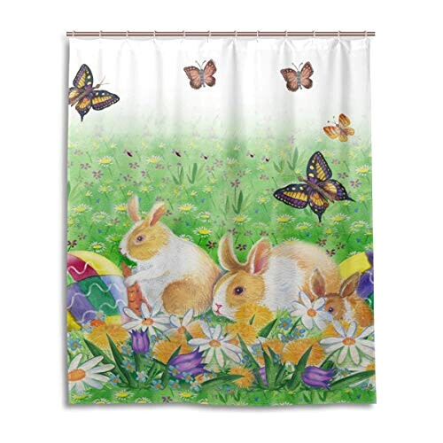 Rideau de douche Lapin 150x180 cm