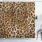 Rideau de douche Léopard imprimé 120x200 cm - miniature