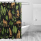 Rideau de douche Léopard multicolore 183x183 cm - miniature variant 1