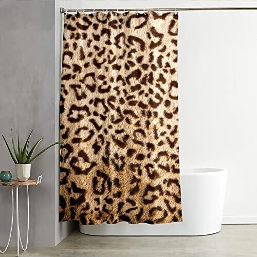 Rideau de douche Léopard 90x180 cm variant 0 