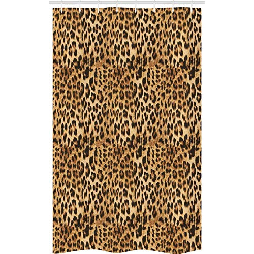 Rideau de douche Léopard multicolore 120x180 cm
