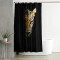 Rideau de douche Léopard noir marron 90x180 cm - miniature variant 1