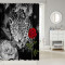 Rideau de douche Léopard multi 183x183 cm - miniature variant 1
