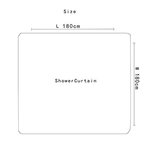 Rideau de douche Léopard 180x180 cm variant 2 