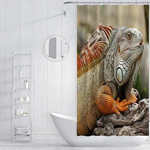 Rideau de douche Lézard 180x180 cm variant 0 