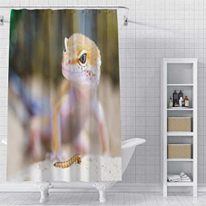 Rideau de douche Lézard 180x180 cm