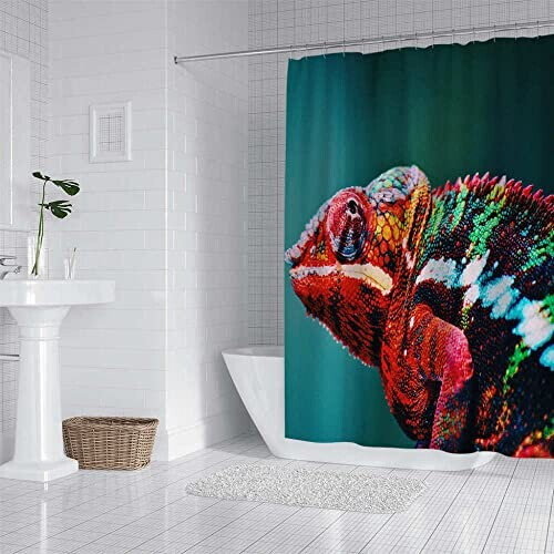 Rideau de douche Lézard 180x200 cm variant 1 