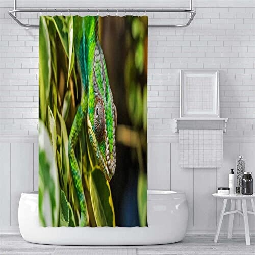 Rideau de douche Lézard 180x200 cm