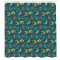 Rideau de douche Lézard multicolore 175x180 cm - miniature variant 1