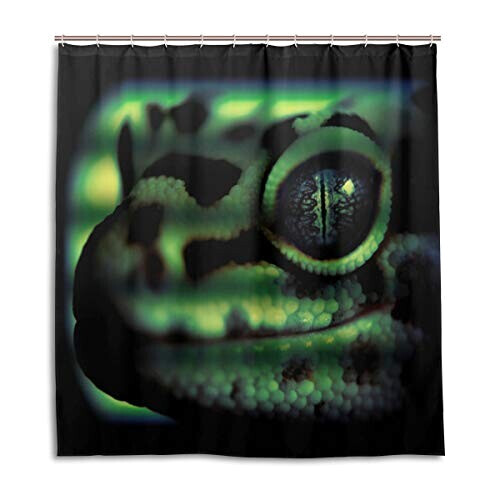 Rideau de douche Lézard multicolore 66x72 cm