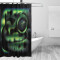 Rideau de douche Lézard multicolore 66x72 cm - miniature variant 1
