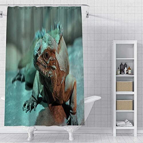 Rideau de douche Lézard 180x220 cm