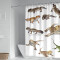 Rideau de douche Lézard multicolore 180x180 cm - miniature
