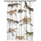 Rideau de douche Lézard multicolore 180x180 cm - miniature variant 5