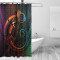Rideau de douche Lézard multicolore 150x180 cm - miniature variant 1