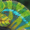 Rideau de douche Lézard multicolore 150x180 cm - miniature variant 3