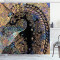 Rideau de douche Licorne multicolore 175x180 cm - miniature