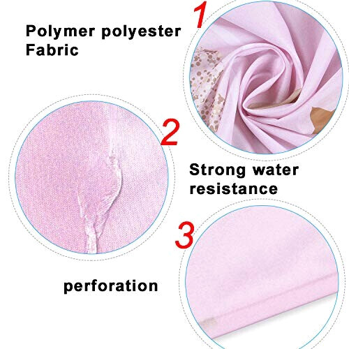 Rideau de douche Licorne rose 177.8x175.3 cm variant 4 