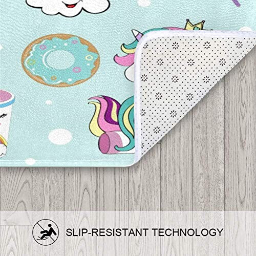 Rideau de douche Licorne multi 183x183 cm variant 5 