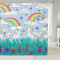 Rideau de douche Licorne multicolore 183x213 cm - miniature