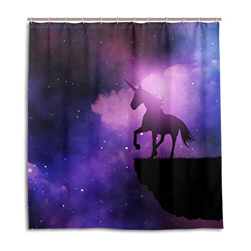 Rideau de douche Licorne 167x182 cm