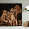 Rideau de douche Lion 180x180 cm - miniature