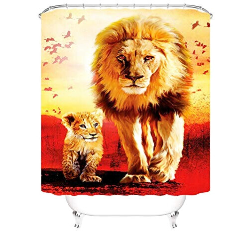 Rideau de douche Lion 90x180 cm