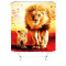 Rideau de douche Lion 90x180 cm - miniature