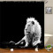 Rideau de douche Lion animal 120x180 cm - miniature variant 1